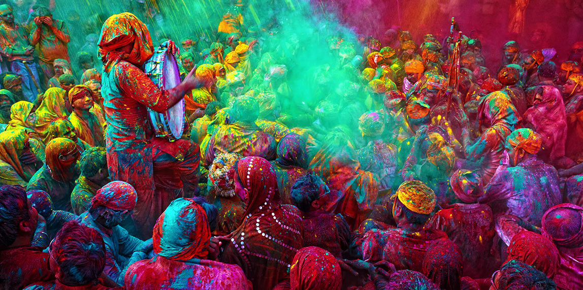 Holi Festival Celebration in Mauritius