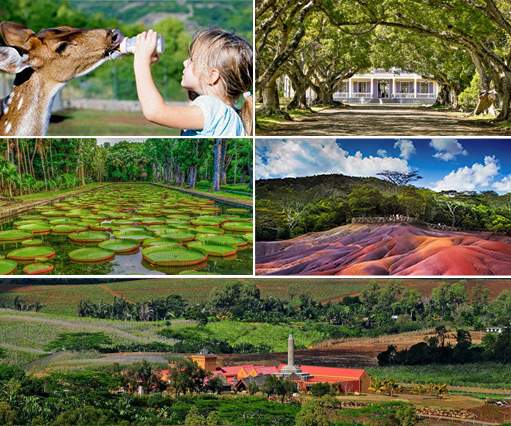 Mauritius Attractions - Parks, Reserves and Sites
