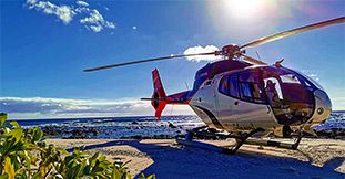 Heli-Adventure : Helicopter Flight to Flat Island with Champagne