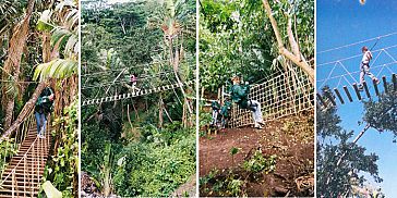 Mauritius chamarel rope park adventure