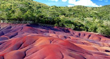Chamarel park - 7 colored earth & Chamarel falls Chamarel park - 7 colored earth & Chamarel falls