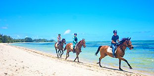 Secluded Horse Riding on the Riambel Beach