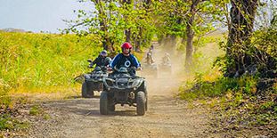 180 Mins Quad Package + Optional Lunch on the South East Coast