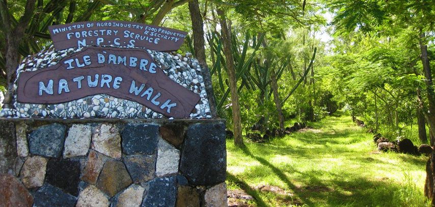 Hiking at Ile d'Ambre - Mauritius