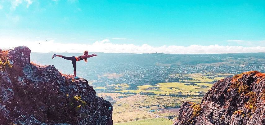 Hiking at The Trois Mamelles - Mauritius