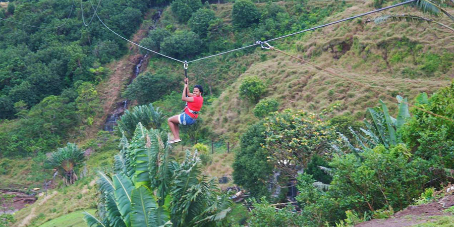 Zip line excursions at vallee des couleurs (3)