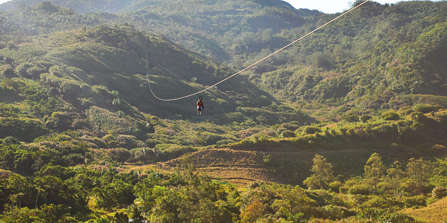 Zip line excursions at vallee des couleurs (6)
