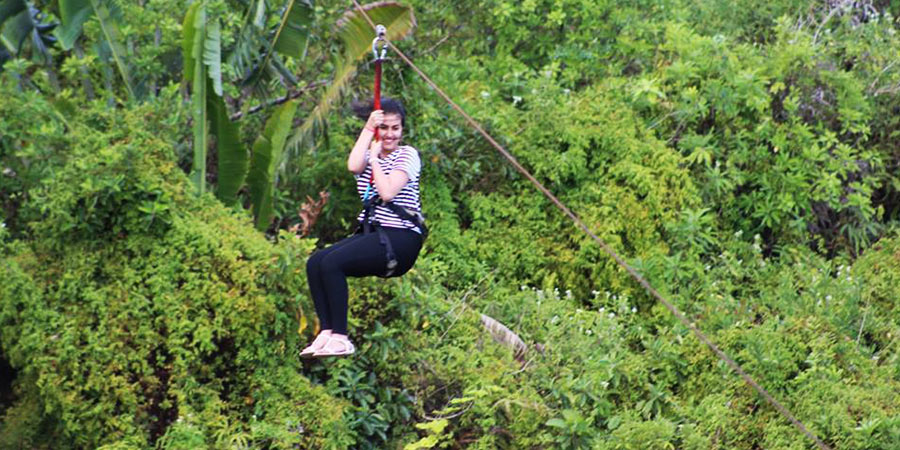 Zip line excursions at vallee des couleurs (8)