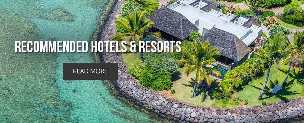 Recommended HOTELS & RESORTS Mauritius
