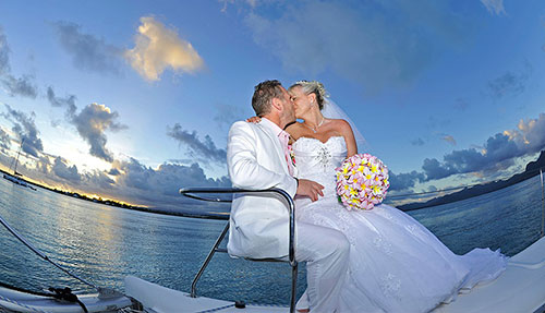 Catamaran Wedding in Mauritius