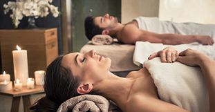 Couple Spa Retreat: Relaxing Massage & Glow Facial for Him & Her