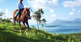 Private Horse Riding At Le Morne Mountain