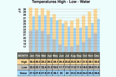 Phoenix Annual Weather Chart