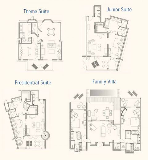 Maritim Hotel Rooms Layouts