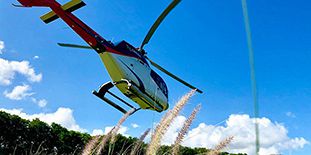 Shared Helicopter Flight from Triolet - Scenic Sightseeing Tour