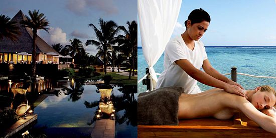 Day and Evening at Shanti Maurice