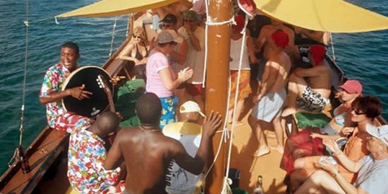 Pirate Boat Cruise to Ile aux Cerfs Island From East