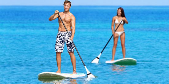 Stand up paddle (SUP) at Mont Choisy