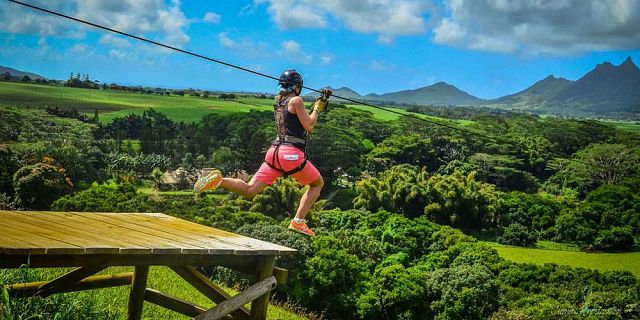 35 Km Ziplining At Domaine De Letoile Mauritius Attractions