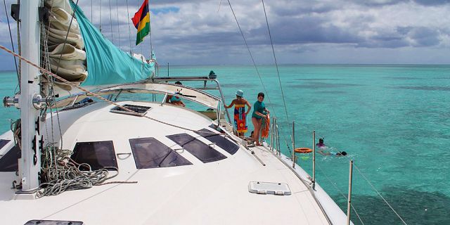 Catamaran Cruise See Dolphins Visit Benitiers Island Mauritius Attractions