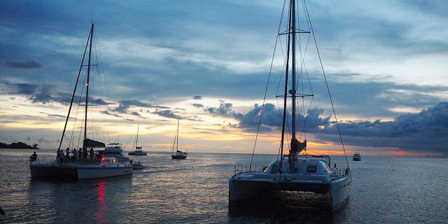 Private Catamaran 2 Hours Sunset Cruise West Coast Mauritius Attractions